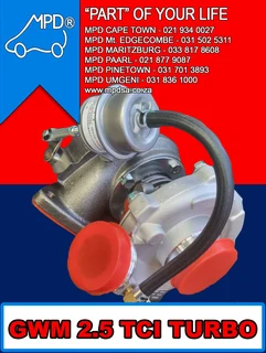 Brand New Turbochargers for the GWM Steed 2.5 engine!