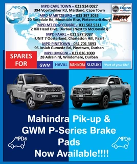 Brake pads for all Chinese and Indian Vehicles Available