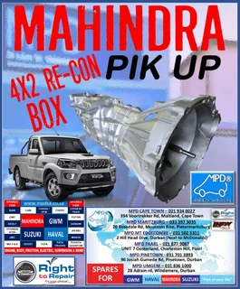 RECONDITIONED, 6 SPEED GEARBOX FOR MAHINDRA S-SERIES AVAILABLE!