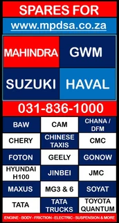 SUZUKI BALENO FRONT END SPARES