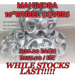 MAHINDRA ORIGINAL 16 INCH WHEEL COVERS