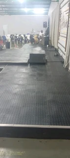 PVC dimple interlocking mat