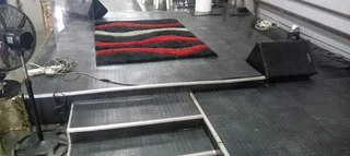 PVC dimple interlocking mat