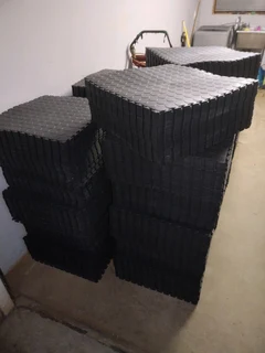 PVC dimple interlocking mat