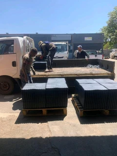 PVC dimple interlocking mat