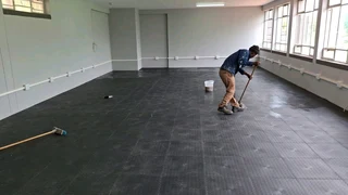 PVC dimple interlocking mat