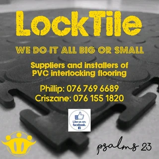 PVC dimple interlocking mat