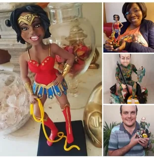 Personalized polymerclay figurines