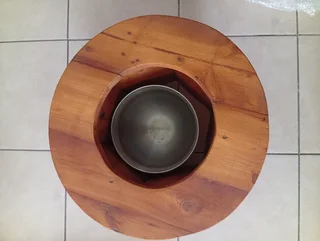 Custom Steam Stool with steel container - Available - Claremont