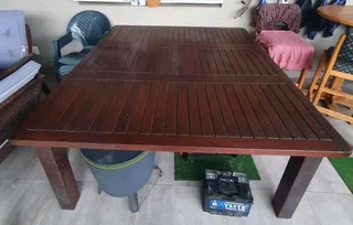 Hard Wood 8 Seater Patio Table R3500.00