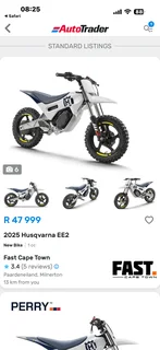 Husqvarna EE2 Kids Electric MotoX Bike