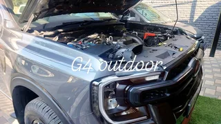 Ford Ranger Dual Battery System Under Bonnet