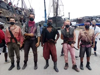 One Piece live action season one onset photographs