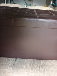 Absolute Bargain for Sale!!! Brown leather storage kist.