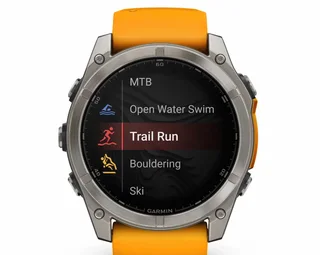 Garmin Fenix 8 51mm AMOLED Sapphire Multisport Smartwatch - Titanium/orange
