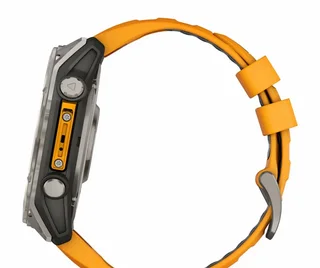 Garmin Fenix 8 51mm AMOLED Sapphire Multisport Smartwatch - Titanium/orange