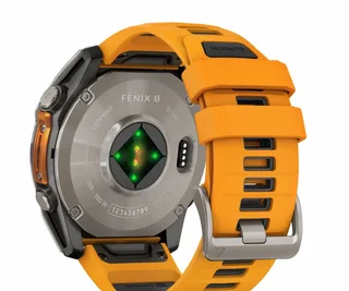 Garmin Fenix 8 51mm AMOLED Sapphire Multisport Smartwatch - Titanium/orange