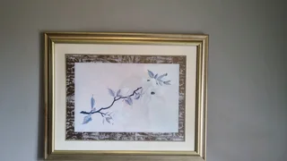 Wall picture in frame