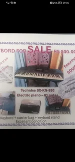 Electric keybord.Technics with 61 Notes and records.In Heatherdale