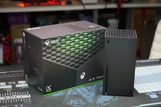 Xbox series X with 2 controllers