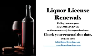 Liquor License Renewal