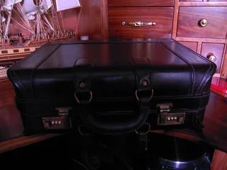 Executive leather briefcase