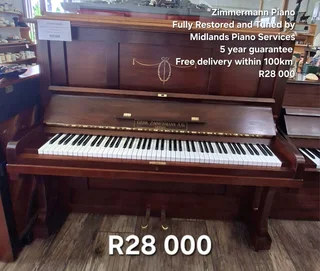 Zimmermann Piano (Fully Restored) R28 000