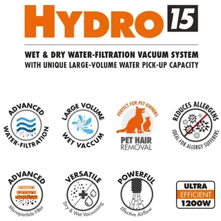 Bennett Read Hydro 15 Wet &amp; Dry Vacuum Cleaner