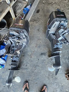 2  X Yamaha 40 HP Outboard Motors 3 cyclinder