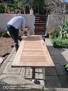 Paving, painting, tiling etc