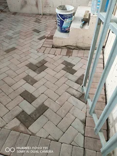 Paving, painting, tiling etc