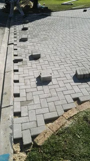 Paving, painting, tiling etc
