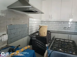 Paving, painting, tiling etc