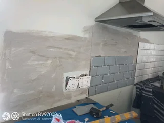 Paving, painting, tiling etc