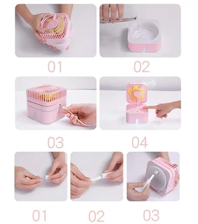 Magic Cube Fan Humidifier