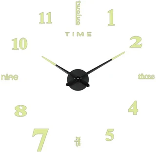 3D DIY Luminous Wall Clock(Numbers & Letters)