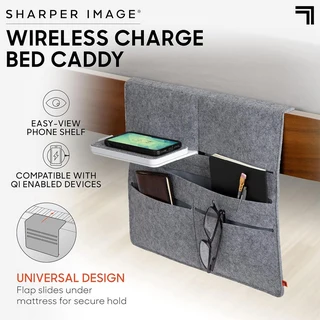 Wireless Charging Bed Caddy