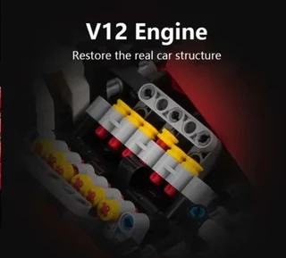 Technique Blocks 8608 Super Car 1282 PCS