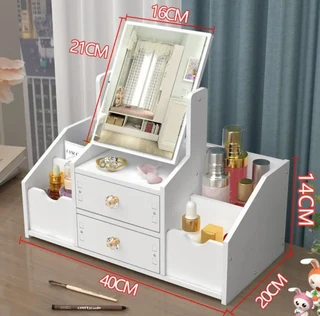 Cosmetic and Jewelry Tabletop Storage Organizer