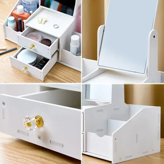 Cosmetic and Jewelry Tabletop Storage Organizer