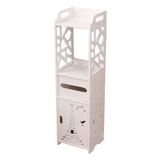 Eifel Tower Carving  Multi-Purpose Wooden Shelf Rack Organizer