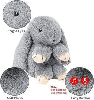 Repeat Back Talking  Bunny Plush Toy