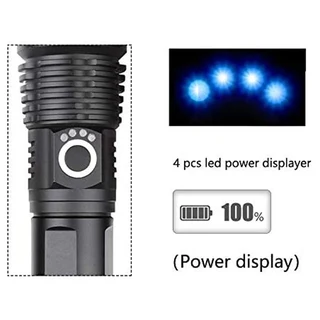 P50 Super Bright Rechargeable Torch Flashlight