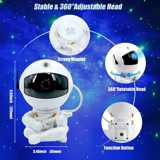 Baby Mini Astronaut Night Light Projector