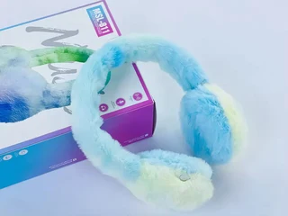 Wireless BT Fluffy Headset Earphones