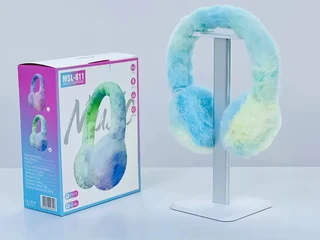 Wireless BT Fluffy Headset Earphones