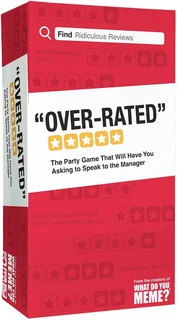 Over-rated Adult Card Party Game