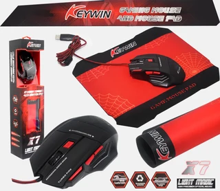Keywin X7 Gaming Mouse And Mouse Pad