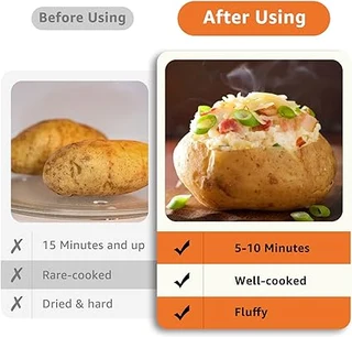 Delicious Potato Microwave Pot Cooker
