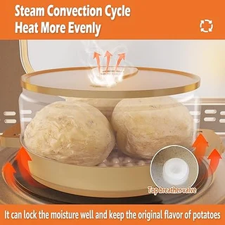 Delicious Potato Microwave Pot Cooker